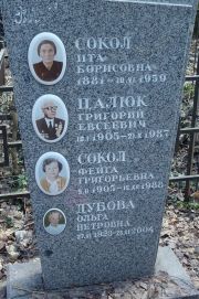 Дубова Ольга Петровна, Москва, Востряковское кладбище
